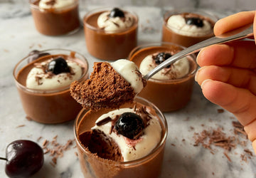 Molly Adams'  Boozy Black Forest Mousse