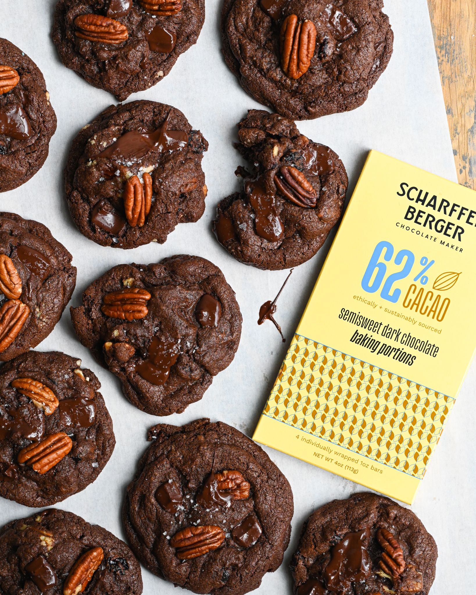 Buttermilk By Sam’s Double Chocolate Chip Pecan Cookies