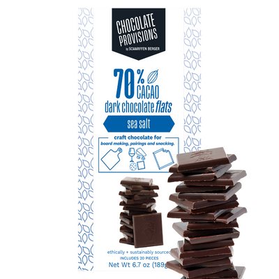 Chocolate Provisions - 70% Cacao Dark Chocolate w/Sea Salt Flats