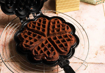 One Sarcastic Baker’s Chocolate Sweetheart Waffles