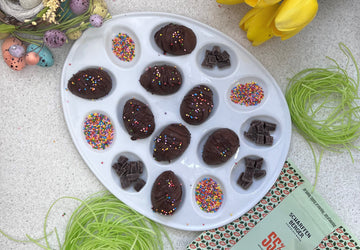 Chocolate Chunk Cookie Dough Easter Eggs from Lifestyle By Anju
