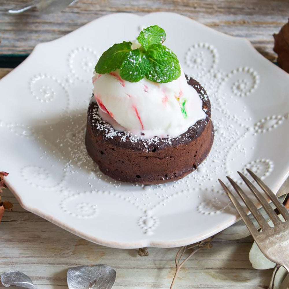 Cooking with a Wallflower's Chocolate Mint Lava Cakes