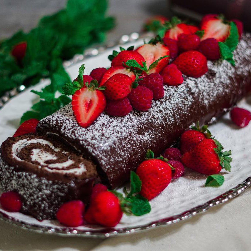 @falasteenifoodie Chocolate Roll Cake