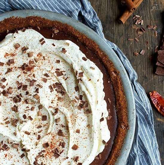 SCHARFFEN BERGER Chocolate Cream Pie with Cinnamon and Ancho Chile image