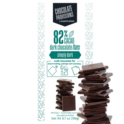Chocolate Provisions - 82% Cacao Simply Dark Chocolate Flats
