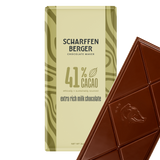 Wholesale - 41% Cacao Extra Rich Milk Chocolate 3oz Bar (12ct Caddy)