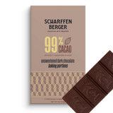 99% Unsweetened Dark Chocolate Baking Portions